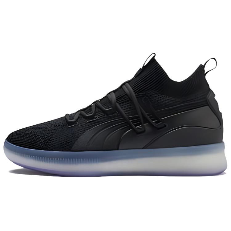 PUMA Clyde Court Disrupt Black Electric Purple 191715-06