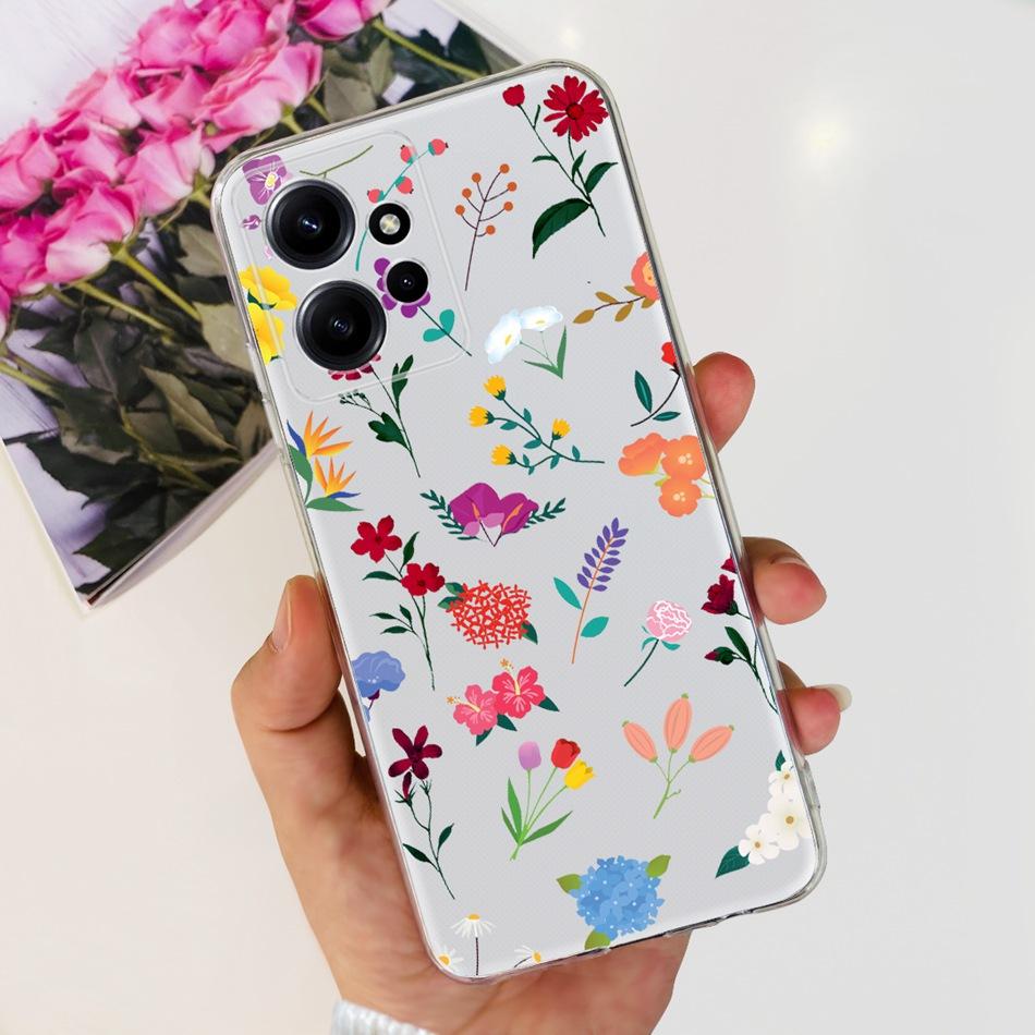 Для Xiaomi Redmi Note 12 Global Стильный Чехол для Телефона Мягкий Силикон ТПУ Задняя Крышка Для Redmi Note 12 Pro 4G Note12 12Pro