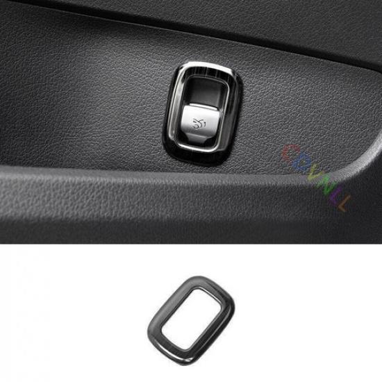 Fit For Benz GLC X254 2023-2024 Black Steel Tailgate Rear Door Switch Cover Trim