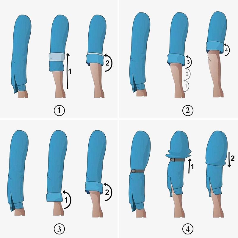 Elastic Armband Shirt Sleeve Holder Women Men Adjustable Arm Cuffs Bands