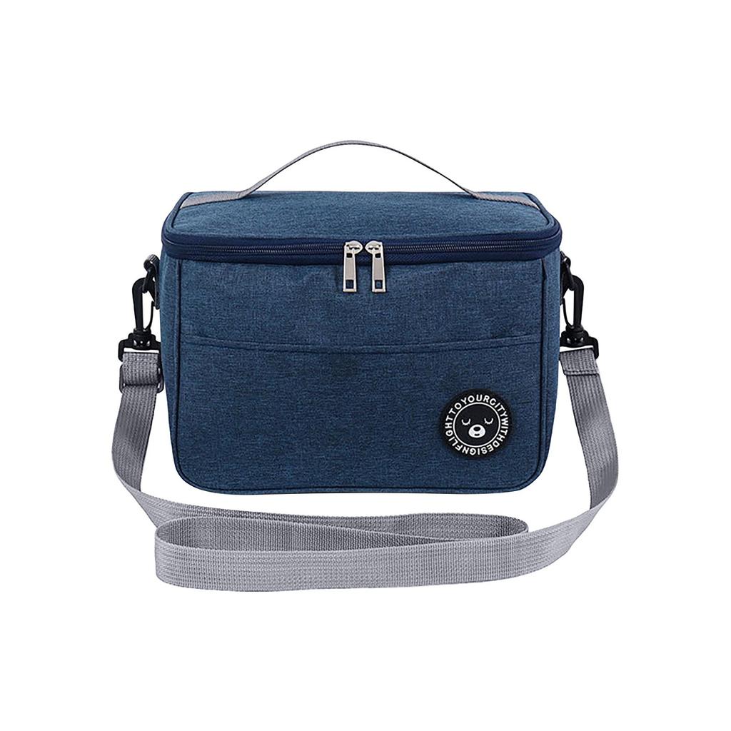 Изолированная коробка для обеда для пикника, портативная охлаждаемая сумка, водонепроницаемая сумка для обеда большой емкости, сумка для пикника