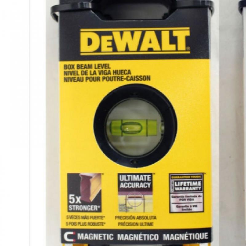 DeWalt DWHT43025 Коробчатый магнитный луч горизонтальный магнитный стержень 600 мм горизонтальный Горизонтальный измерительный стержень Dewalt