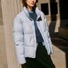 Skechers Модная универсальная свободная короткая куртка на утином пуху с молнией унисекс верхняя одежда P425U031-0356