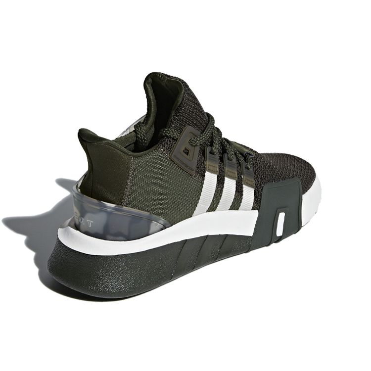 adidas Оригинальные кроссовки Eqt Bask Adv Удобные спортивные Амортизация Нескользящие Низкие Повседневные Кроссовки Унисекс Повседневные Кроссовки Темно-зеленые B37518