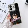 A-Атака Титанов Микаса Покрытие Чехол для Телефона Для Xiaomi Redmi Note 14 15 Pro Plus 13 12 11 11S 11T 10 9S 9 5G Защита от Падения Подушка Безопасности