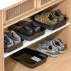 Thickened Plastic Shoe Tray Multifunctional Car Organizer Under Seat Shoe Holder Household Storage Box for Vehicle