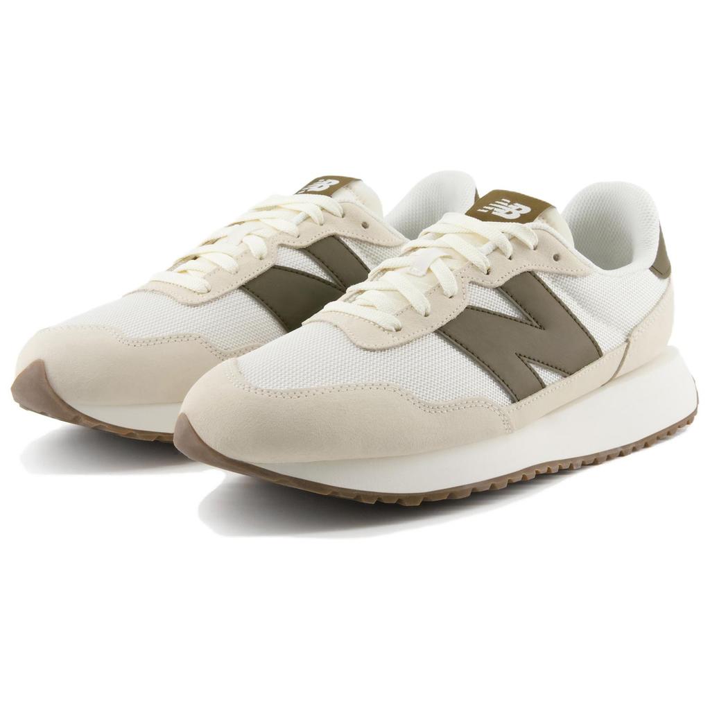 New Balance Nb 237 Comfortable Fashion Durable Low-Top Lifestyle Casual Shoes Unisex Casual Shoes Off-White MS237WM