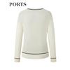 PORTS Women's Logo Jacquard Knit Sweater