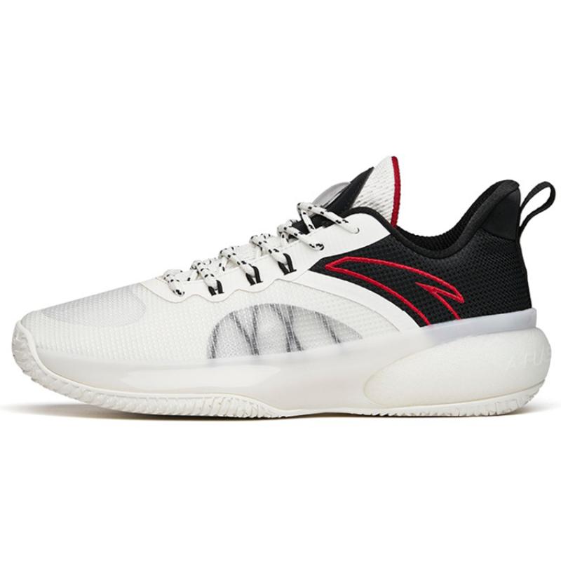 Anta Мужские баскетбольные кроссовки Cement Quasar Low-Top Белые с черным