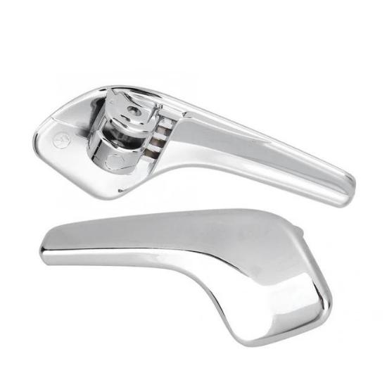 Ручка открытия передней двери хромированная левая и правая для Opel Vauxhall Corsa D 2006-2014 Oem 13297814 13297813