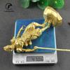 Antique Monkey King Sun WuKong Statue Gold Color Office Desk Decoration Figurines Miniature Brass Plated Car Ornament Home Decor
