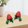 3D-печатная фигурка краба-клубники с подвижными суставами, фигурка краба-отшельника, шарнирная модель животного, игрушка для домашнего офиса, книжной полки, украшения для рабочего стола, орнамент
