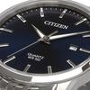 Citizen Мужские кварцевые часы BI5000-87L Синий циферблат Серебристый Зарубежная модель BI5000-87L