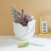 Resin Human Face Vase Aesthetic European Style Hydroponic Flower Holder Abstract Handicraft Flower Pot Office