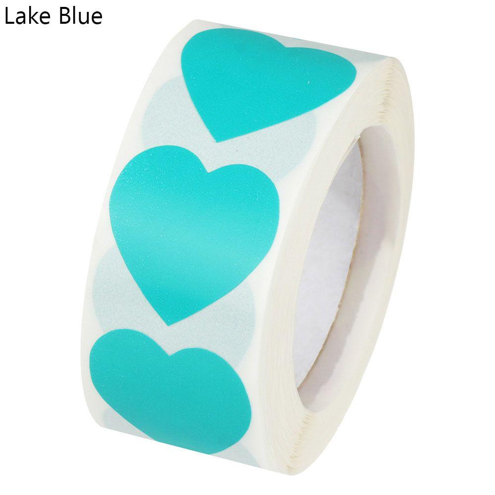 Party Supplies Stationery Gift Packaging Sticker Love Heart Shaped Seal Labels Scrapbooking