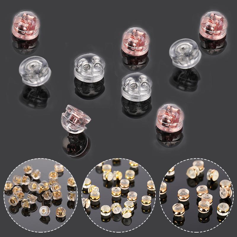 20 шт. набор сережек аксессуары серьги заглушки силиконовые беруши DIY силиконовые анти-потеря противоскользящие украшения