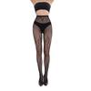 Halloween 2024 Black & White Rose Cross One-Piece Pantyhose - European & American Style