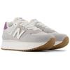 New Balance NB 574 Модные Универсальные Сетчатые Низкие Повседневные Кроссовки для Бега Женские кроссовки Серо-Фиолетовые WL574ZCO