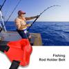 Boat Rock Fishing Rod Pole Holder Adjustable Waist Fighting Belt Fish Tackle Accessories