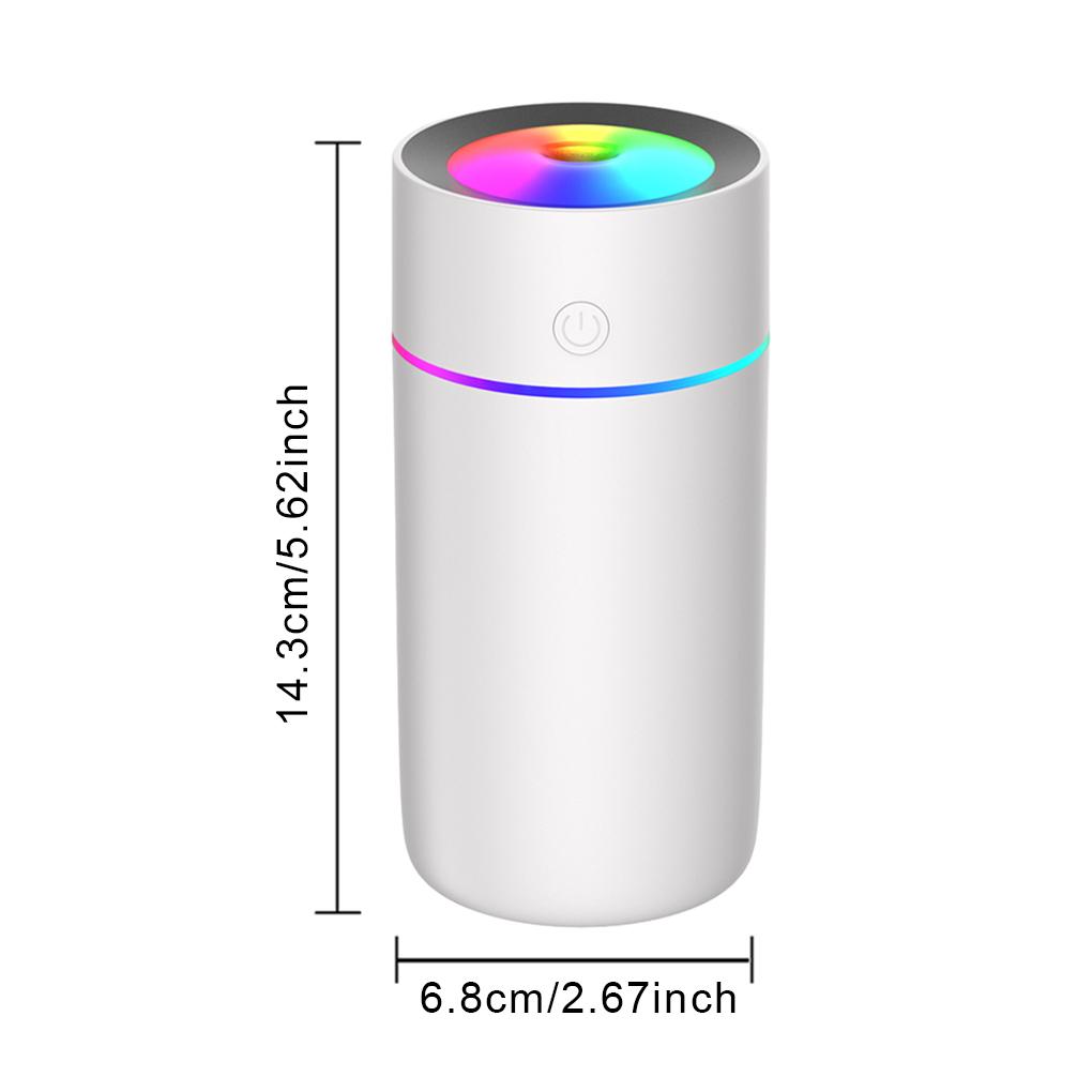 320 мл Мини-автомобильный увлажнитель воздуха Портативный освежитель воздуха со светодиодной подсветкой Ночник USB-питание Масляный диффузор для салона автомобиля Аксессуары