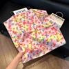 Silk scarf small square scarf feeling headband tied hair spring summer autumn feeling trend versatile fashion tied bag scarf scarf