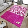 1 шт. Ковер с леопардовым принтом, Очень большой, нескользящий, для пола, офиса, семьи, спальни, студии - Ковер большого размера, Ковер для помещений, Яркие цвета - W298