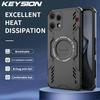 KEYSION Полый корпус с рассеиванием тепла для Nothing Phone 3A Lite Магнитное охлаждение Ударопрочная задняя крышка телефона для Nothing 3A Lite