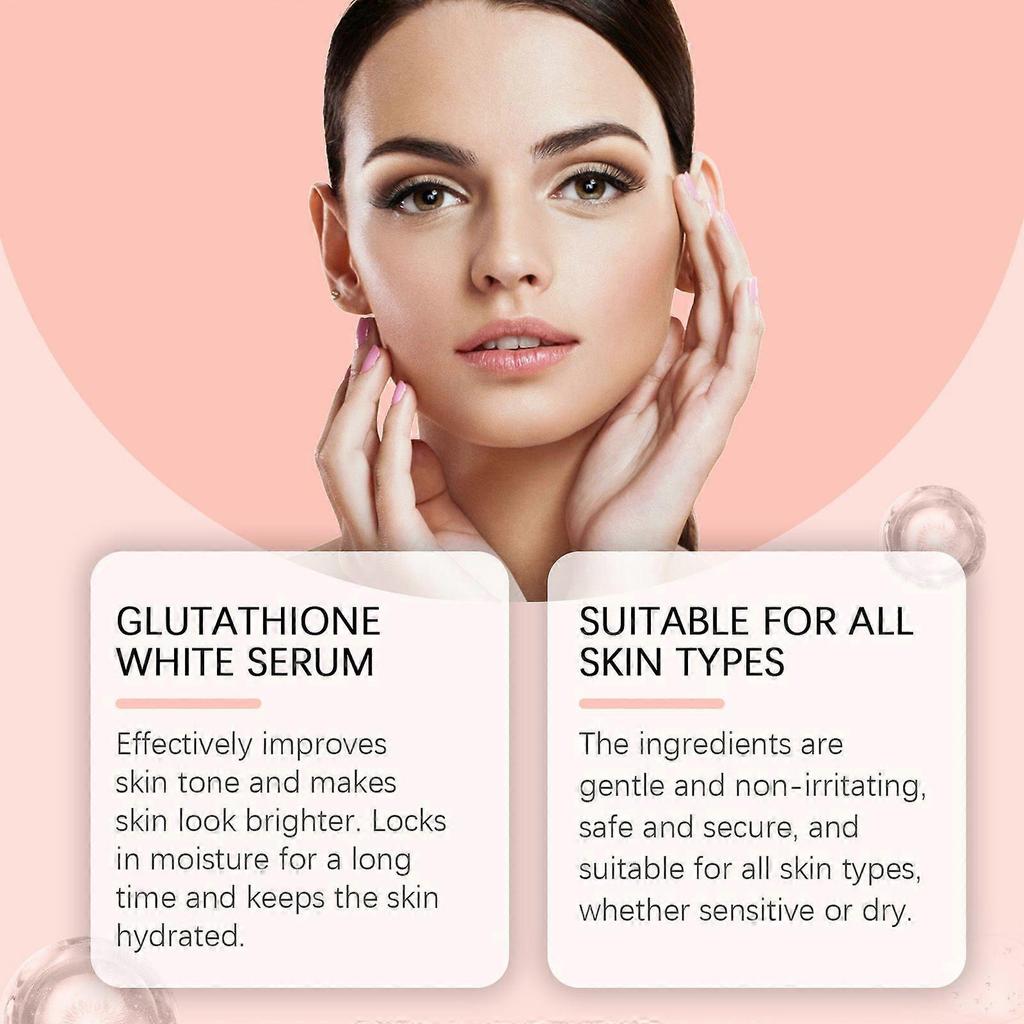 Ouhoe Kojic Acid Glutathione Serum - Reduces Fine Lines, Deeply Moisturizes, Whitens And Beautifies Skin