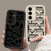 Чехол для телефона Samsung S26 S25 S24 S23 S21 S20 Ultra Ужас Черный Череп Скелет Funda Для Galaxy S25 S24 FE S26 Plus Мягкий Чехол