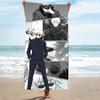 1 шт. J-Jujutsu Kaisen Годжо Сатору Манга Пляжное полотенце Быстросохнущее Без песка Мягкое Микрофибровое Полотенце для ванны для фанатов Бассейн