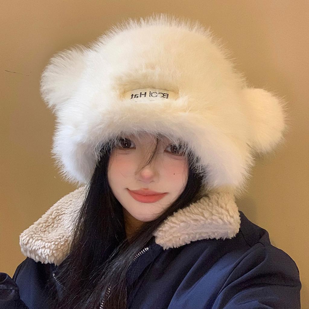 Шапка в форме медвежьих ушек, шляпа для сценических выступлений, шляпа для мягкой сестры-лолиты, шляпа с отверстием для хвостика для активного отдыха