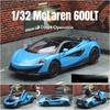 1/32 McLaren 600LT Super Sport игрушечная модель автомобиля литая металлическая миниатюрная модель транспортного средства со звуком и светом коллекция подарок для детей