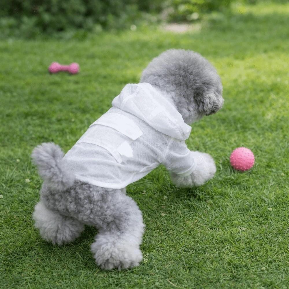 Fast Drying Pet Sun Protection Clothing Adjustable Dog Sunscreen Jacket Outdoor Walk