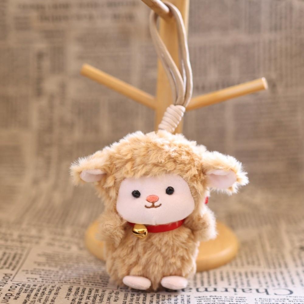 Sheep Sheep Plush Pendant Cartoon Soft Lamb Doll Ornament Mini Sheep Plush Keychain Decoration