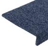 Self Adhesive Stair Treads 10 pcs 65 x 21 x 4 cm Anthracite Rectangular Edge