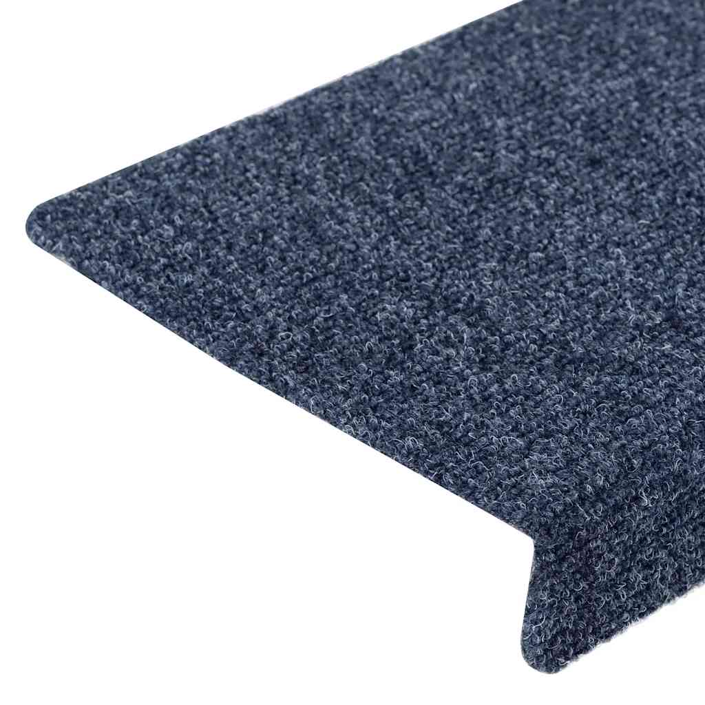 Self Adhesive Stair Treads 10 pcs 65 x 21 x 4 cm Anthracite Rectangular Edge
