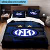 3pcs F.C. Internazionale Milano Printed Bedding Set Duvet Cover Closure Includes 1 Duvet Cover & 2 Pillowcases Bedding Sets Home Decor Gifts