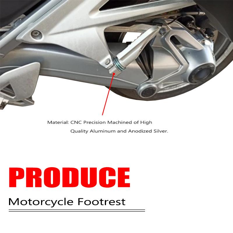 F750GS F850GS Регулируемая передняя и задняя подставка для ног, вращающиеся пассажирские подножки для BMW F 750GS F850 GS ADV Adventure