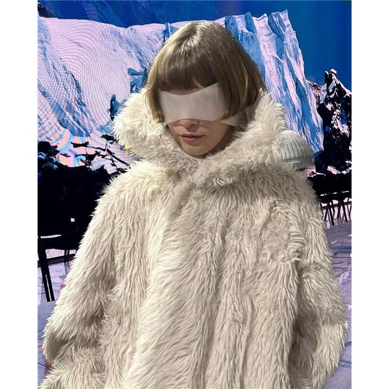 Оверсайз Цельные Очки Стильные Подвесные Заушники Панк Мода Трендовые Очки Идеально Подходят Для Уникального Модного Заявления И Повседневного Использования