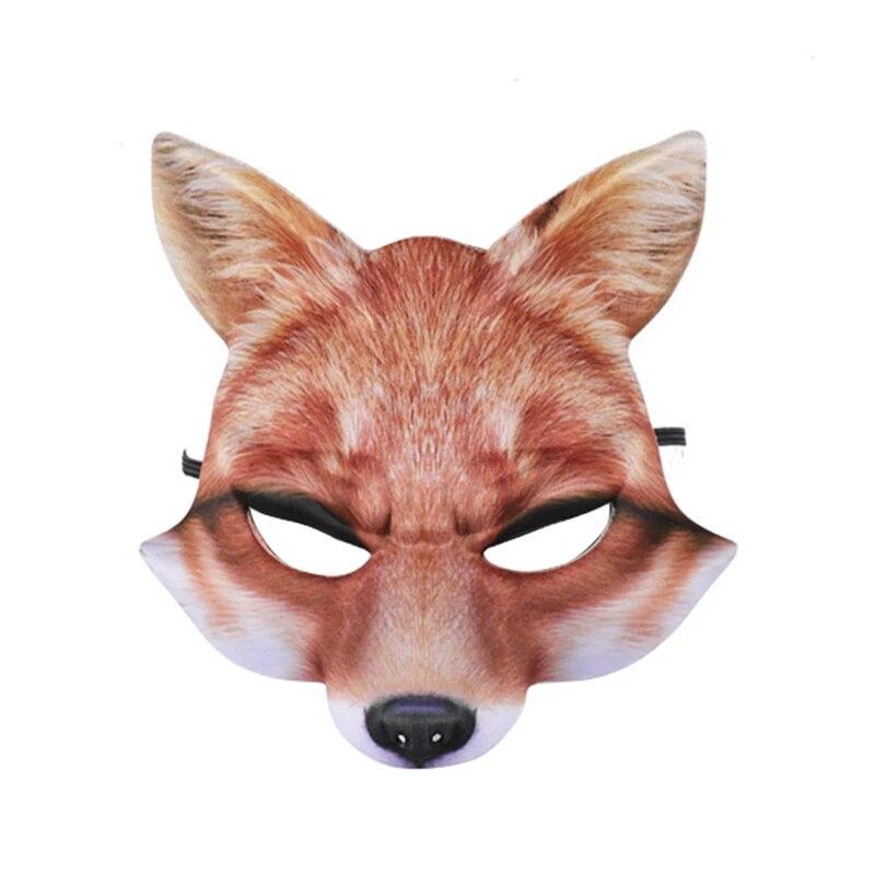 Хэллоуин Маска Маскарадные Маски Макияж Маска для лица Маска Животного Партии Маски Бал-маскарад Косплей Реквизит Маски Костюмированная Вечеринка