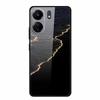Для телефона Redmi 12C 13C 11A Чехол Закаленное Стекло Жесткая Крышка для Xiaomi Redmi 12 C 13 C 11 A Оболочка Цветы Разноцветные Задние Чехлы