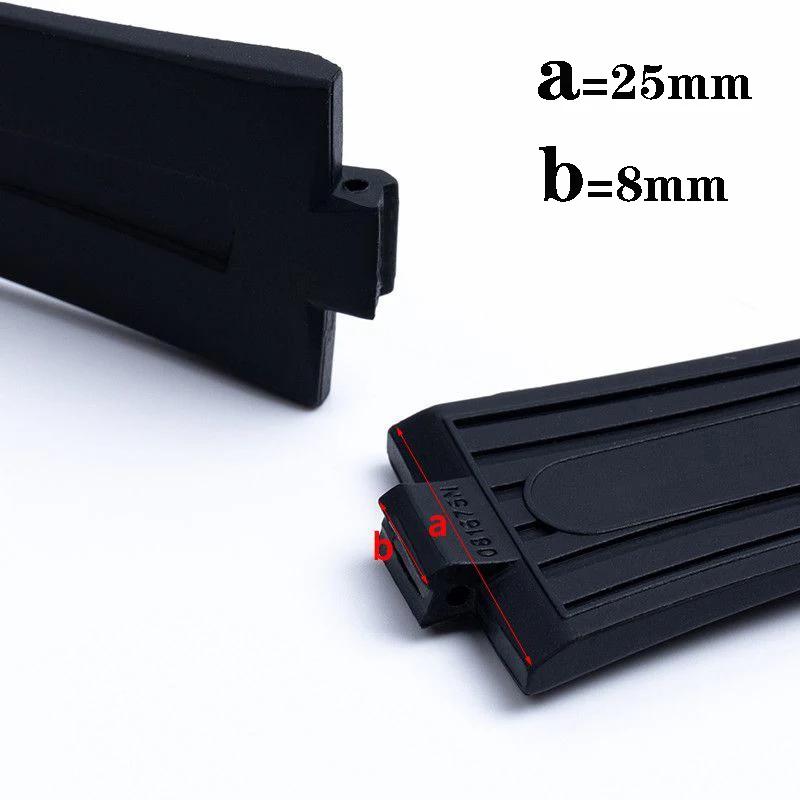 Rubber Silicone Watch Band For Vacheron Constantin Overseas VC 47450 VC 49020 Watchbands Men Luxurious Watch Strap 25mm * 8mm