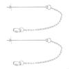 Stainless Steel Vegetable Holder Feeders Hanging Type Adjustable Chain for Poultry Enrichment and Cage Bird Activity HX6C