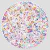 50 Pieces of Cute and Dreamy Rainbow Dragon Graffiti Stickers for Water Cups, Luggage, and Other Waterproof Decorative Stickers, Featuring Animals