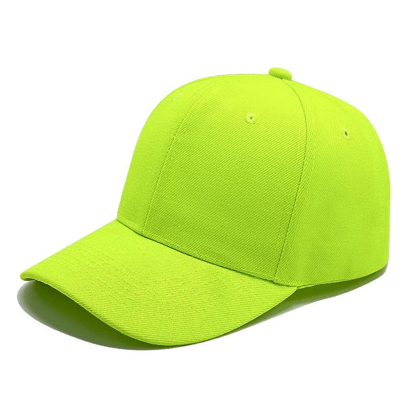 Summer Sun Protection Non-Collapsing Baseball Cap - Acrylic, Minimum Order 50 Pieces