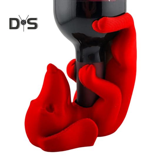 Такса держатель для бутылки вина PLA собака фигурка пивная бутылка дисплей стенд органайзер стойка для дома кухня бар обеденный стол украшение рабочего стола