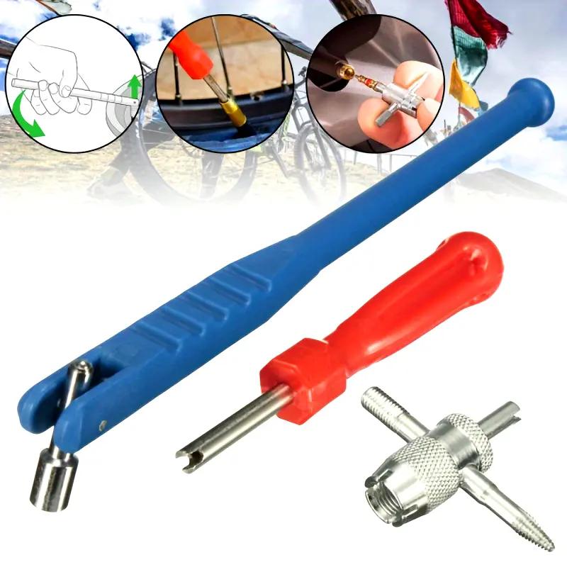 47pcs/Set TR412 Rubber Tire Valve Core Installation Tools Motorcycle Tire Valve Repair Removal Tool Kits Wheel Accessories