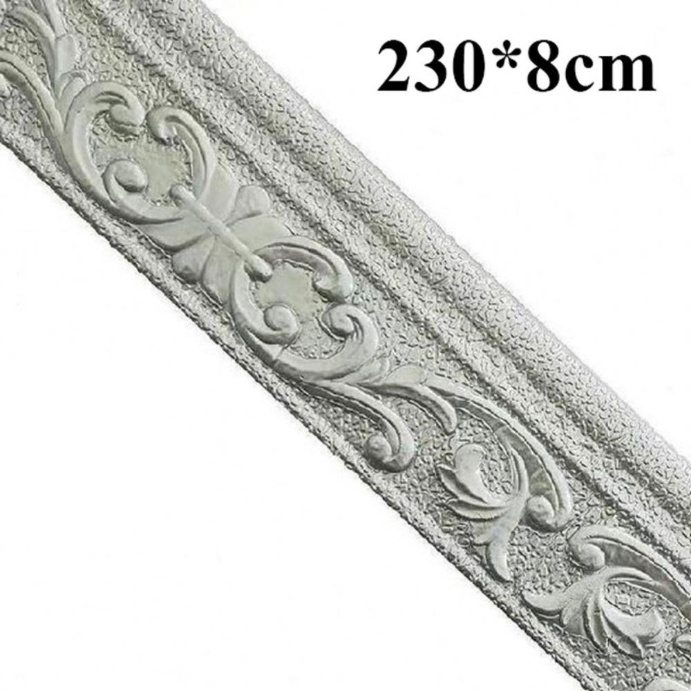 Waterproof Wall Skirting Border Self Adhesive Wallpaper New TV Background Wall