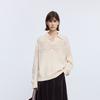 LILY French hollow embroidery knitted sweater for women