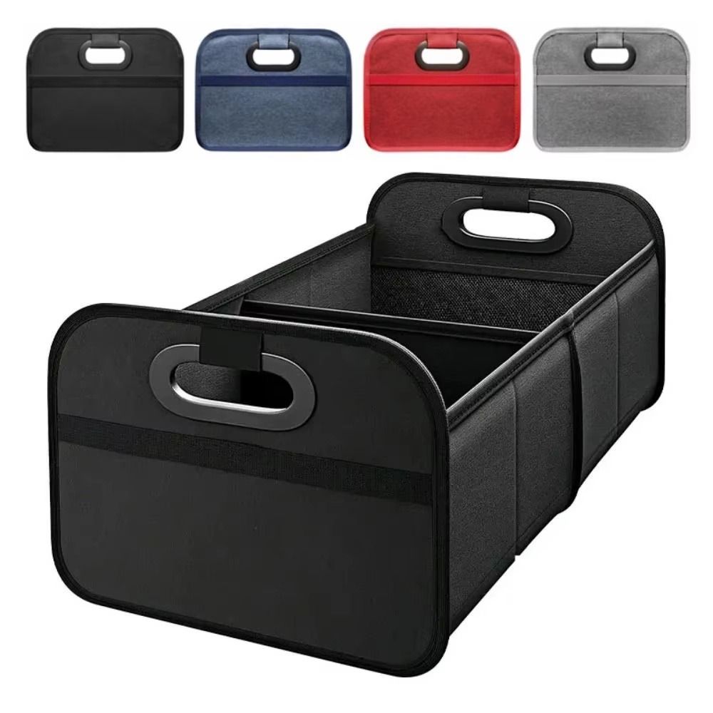 Oxford Cloth Car Trunk Organizer Large Capacity Auto Storage Bag Outing Storage